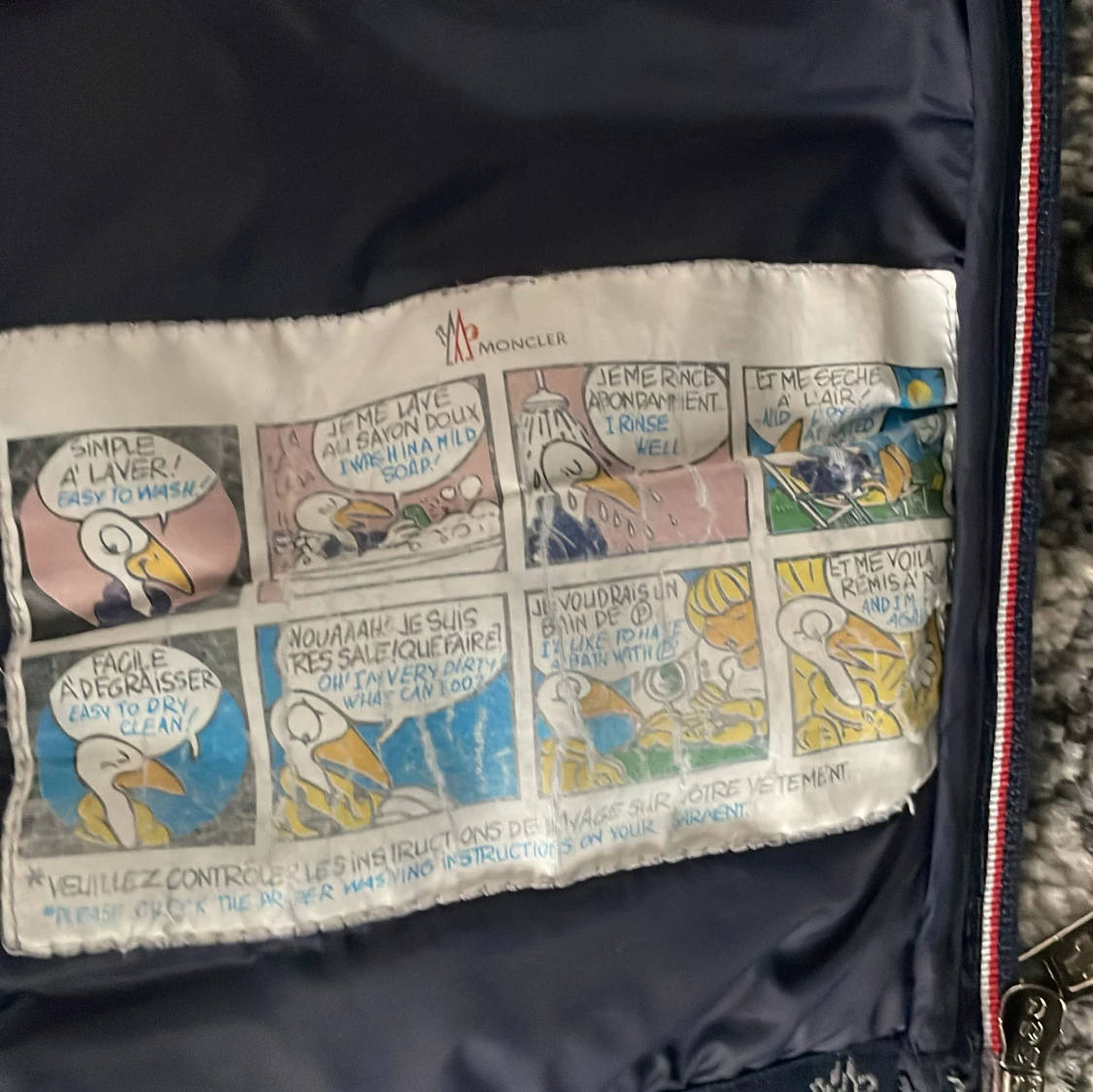 Svart dunjacka från Moncler - 2