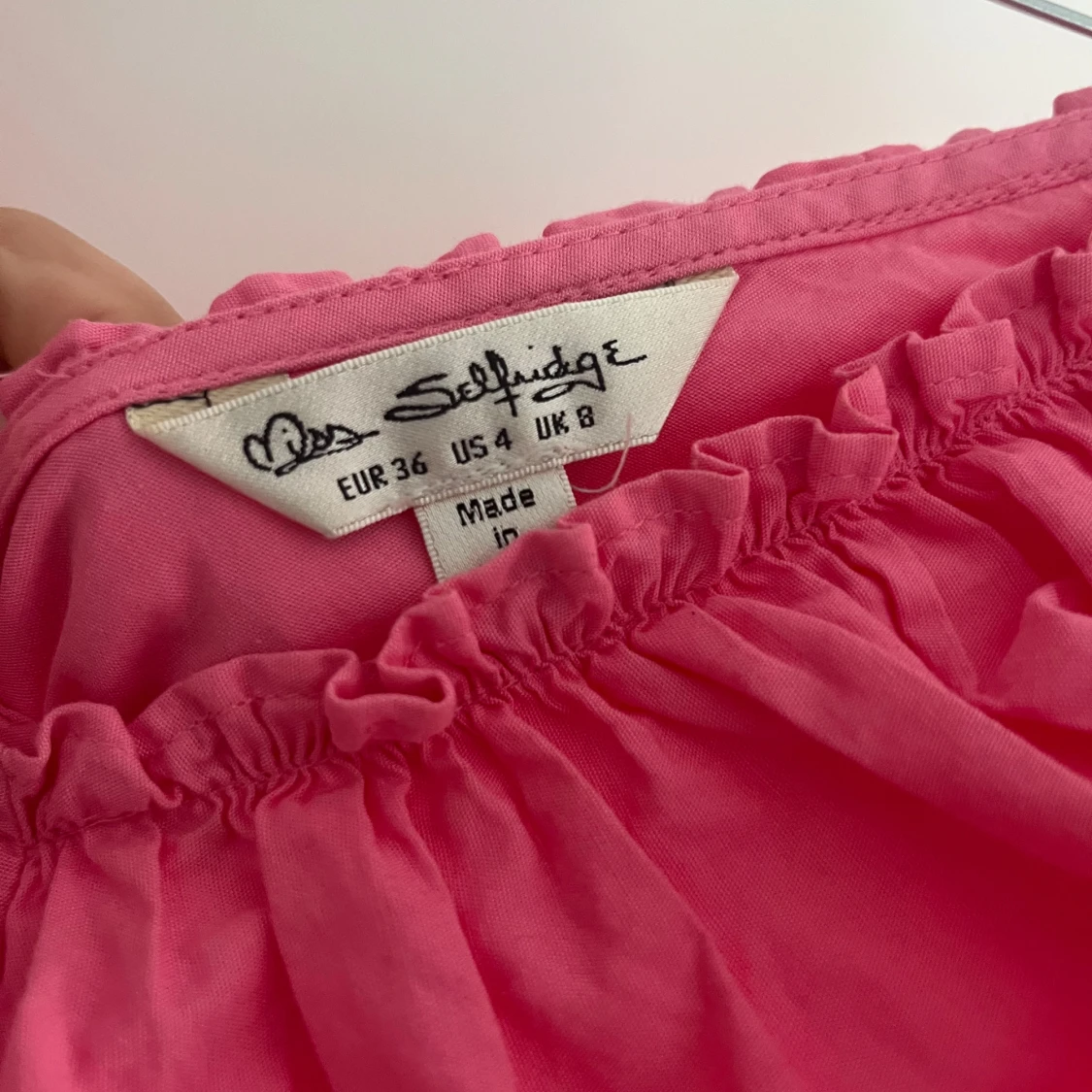 Rosa volangklänning Miss Selfridge - 1