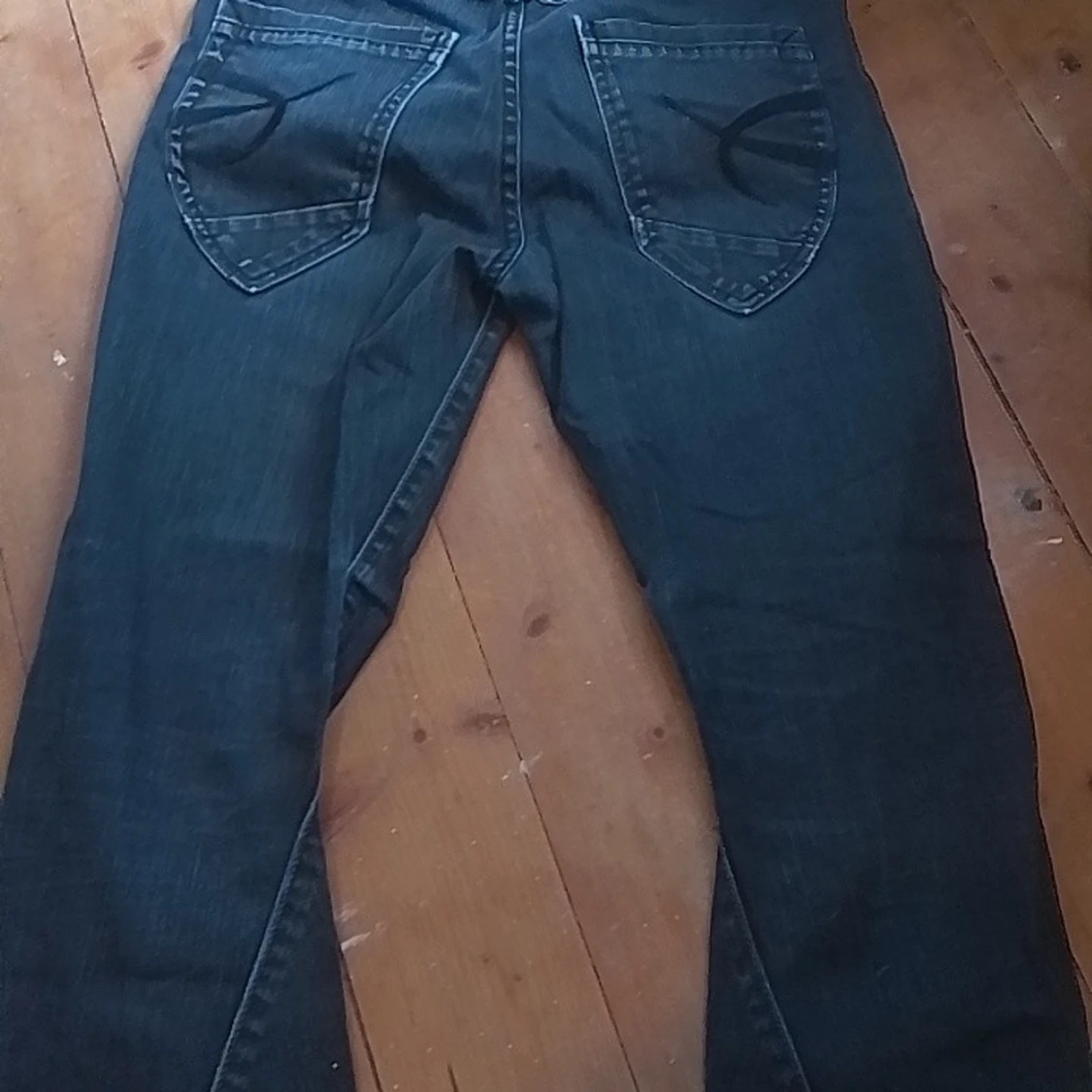 mörkblå jeans straight fit - 1