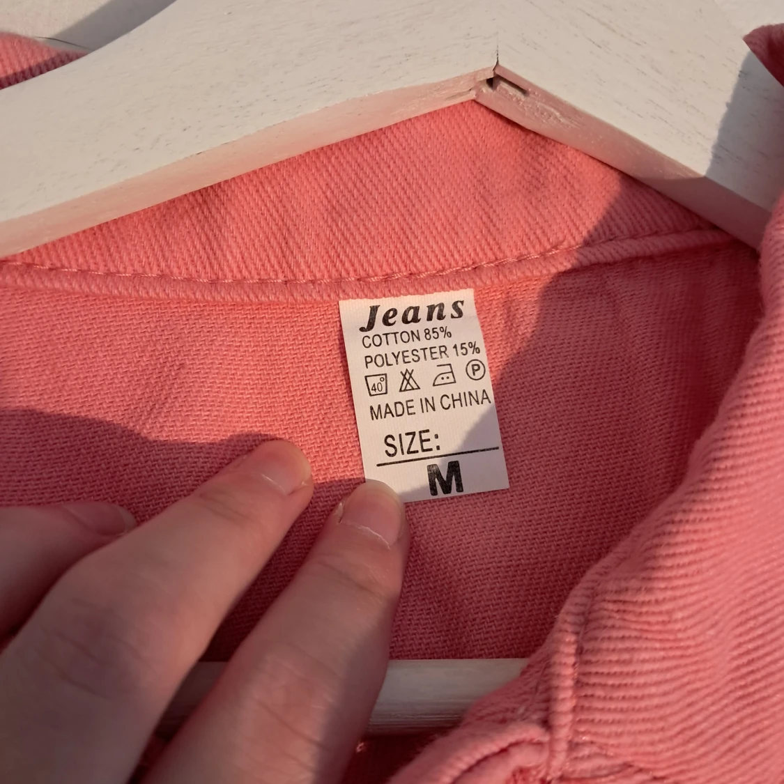 Rosa jacka i storlek M - 3