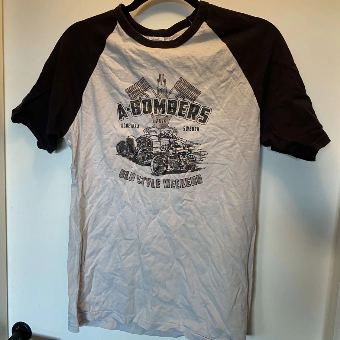A-Bombers raglan t-shirt Fruit of the Loom