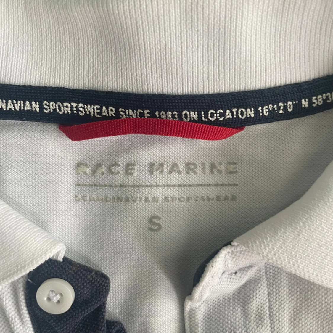 Vit pikétröja från Race Marine - 1