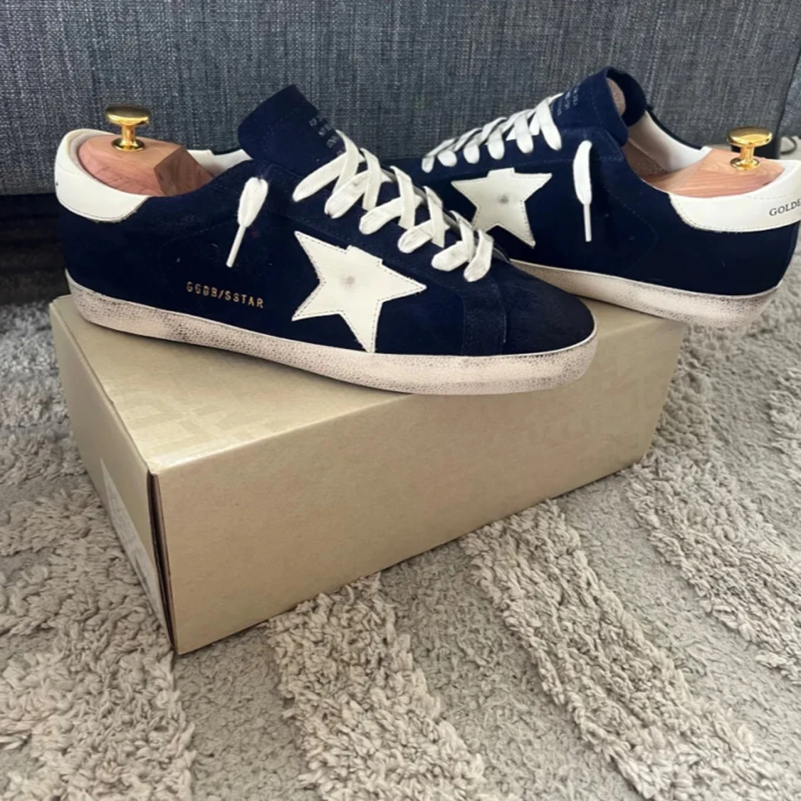 Golden Goose Superstar sneakers blå/vit - 1