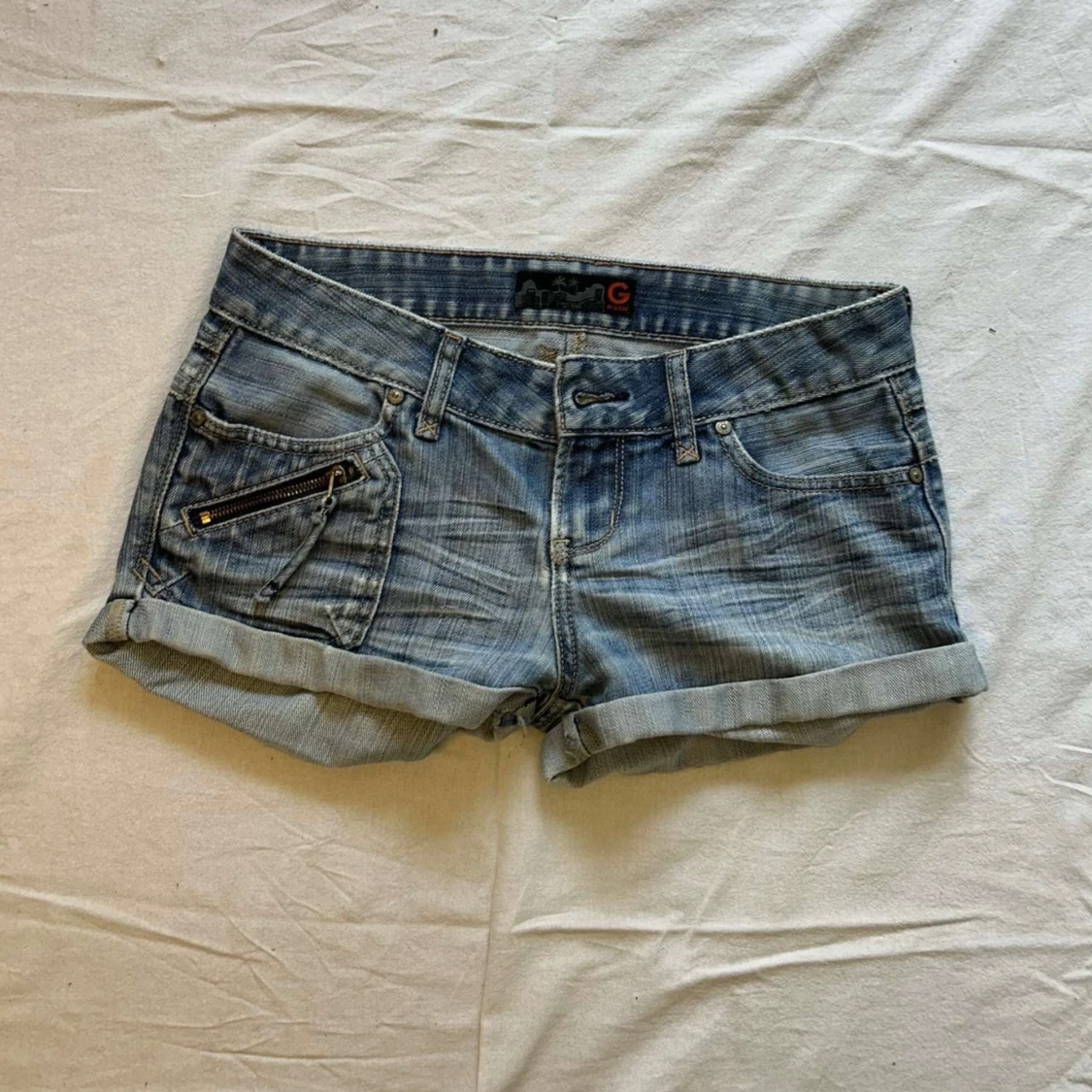 Blå jeansshorts  - 3