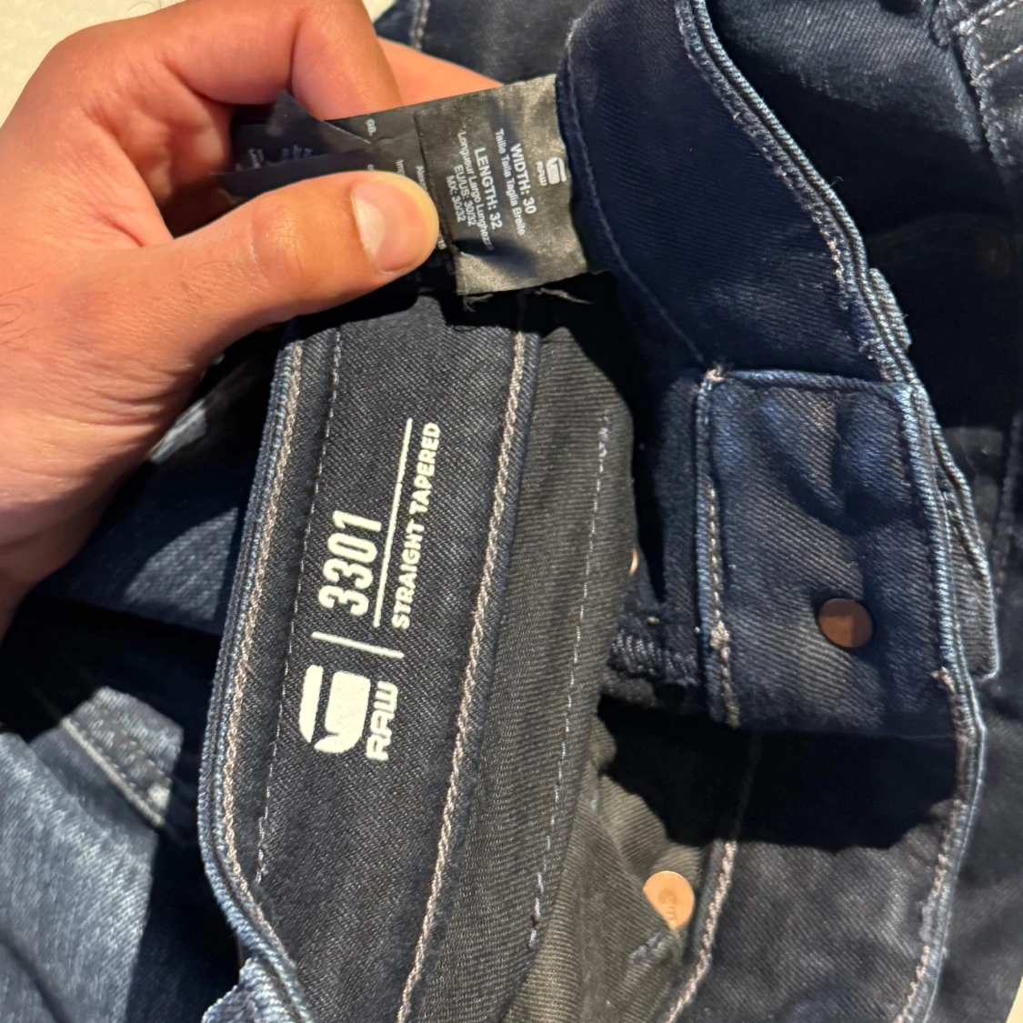 Mörkblå jeans från G-Star RAW - 1