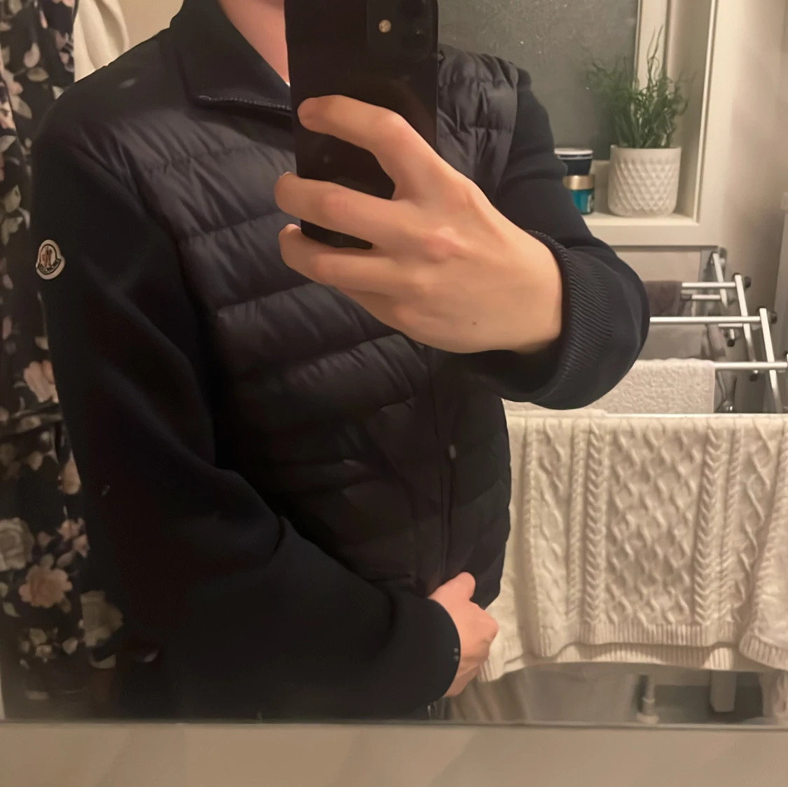 Mörkblå moncler cardigan original modell - 2