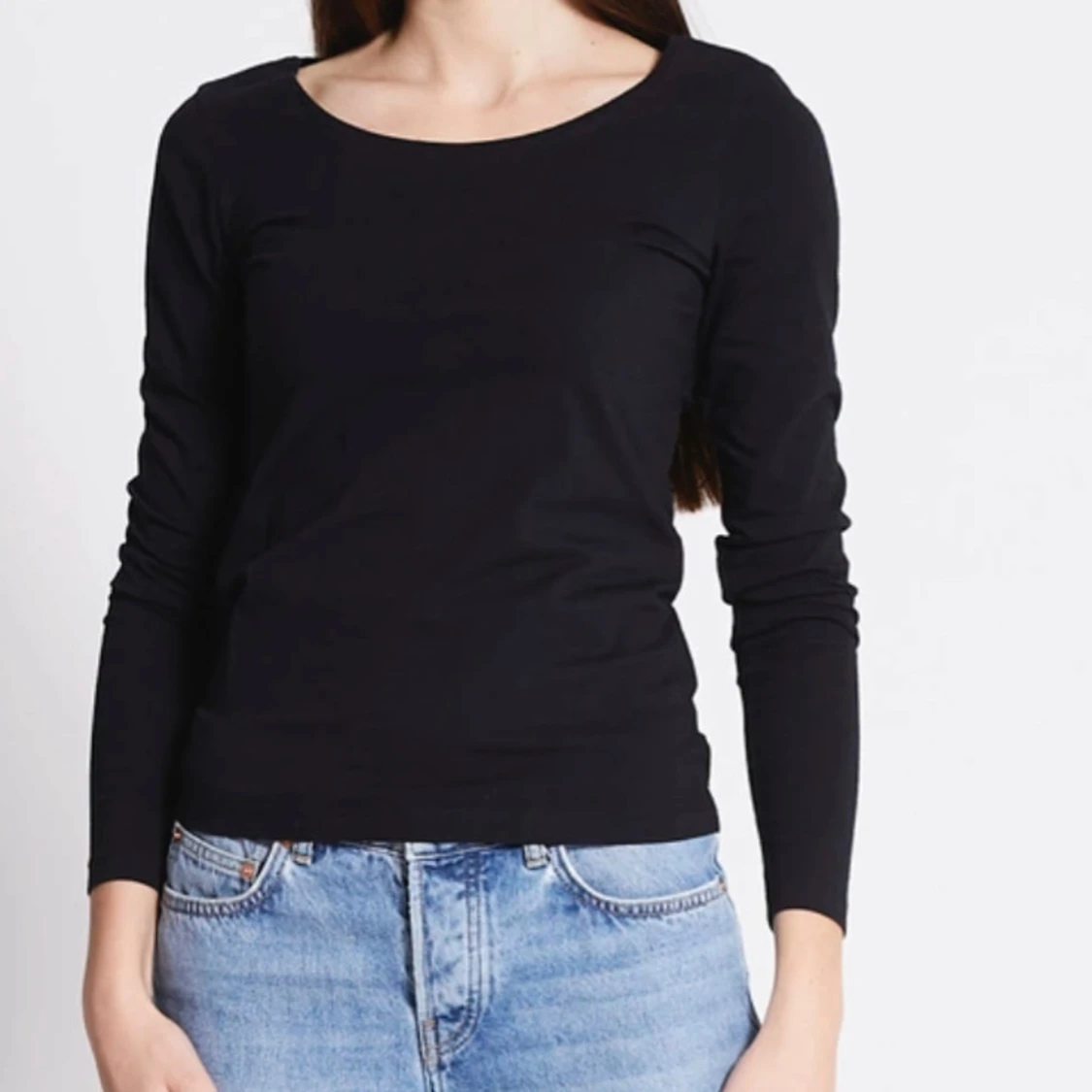 Långärmad topp i olika färger - 2