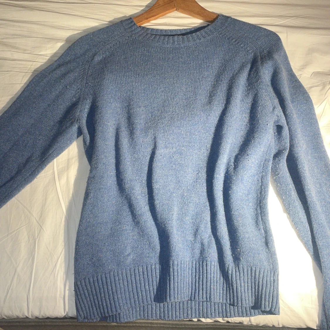 Blå stickad tröja från Uniqlo - 2