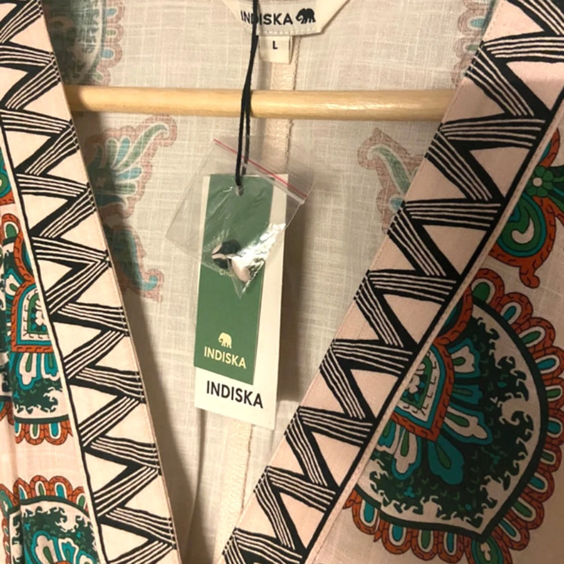 Mönstrad klänning från Indiska - 3