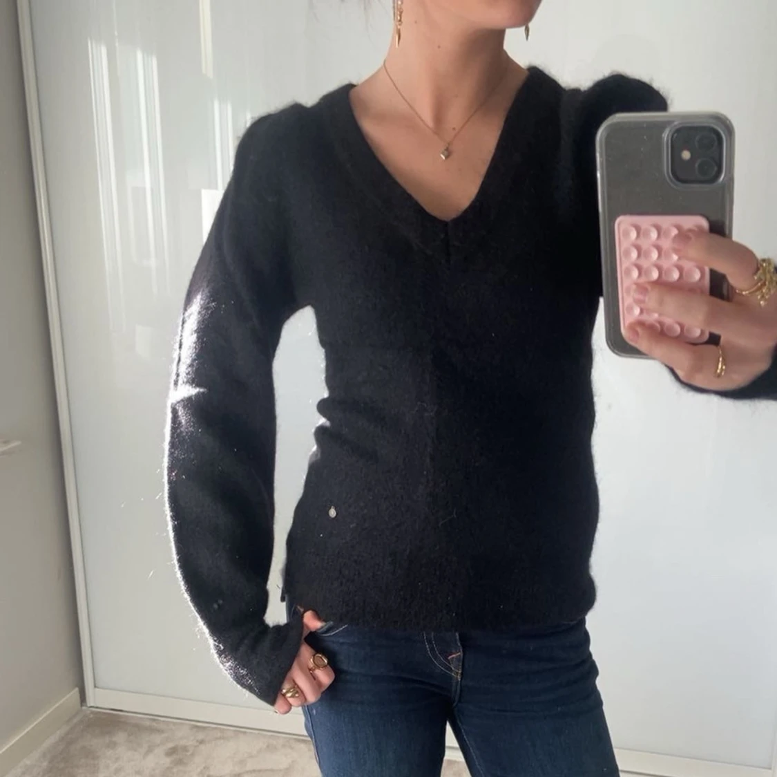 Svart stickad tröja från Twist & Tango - 1