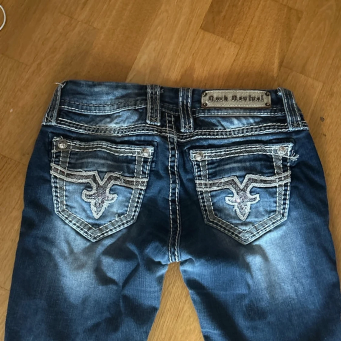 Rock Revival blå bootcut jeans - 3