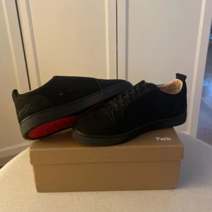 Christian Louboutin - Svarta Christian Louboutin i mocka helt i nyskick.