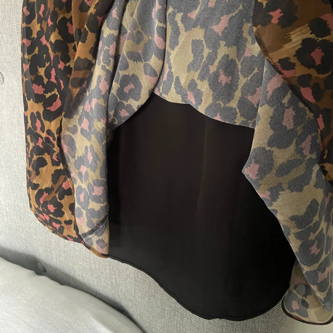 Leopardmönstrad kjol - 1