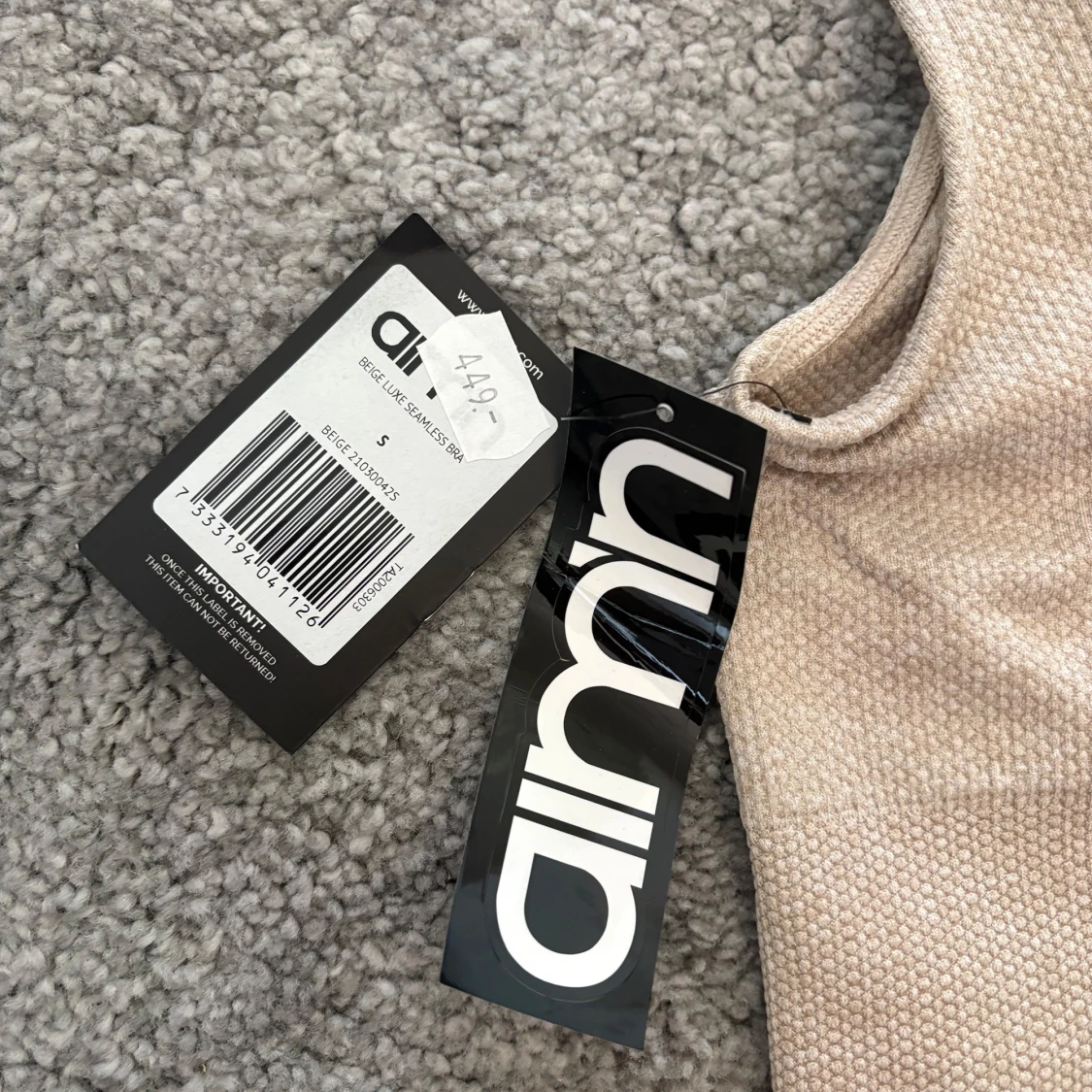 Beige sporttopp från Aim'n - 2