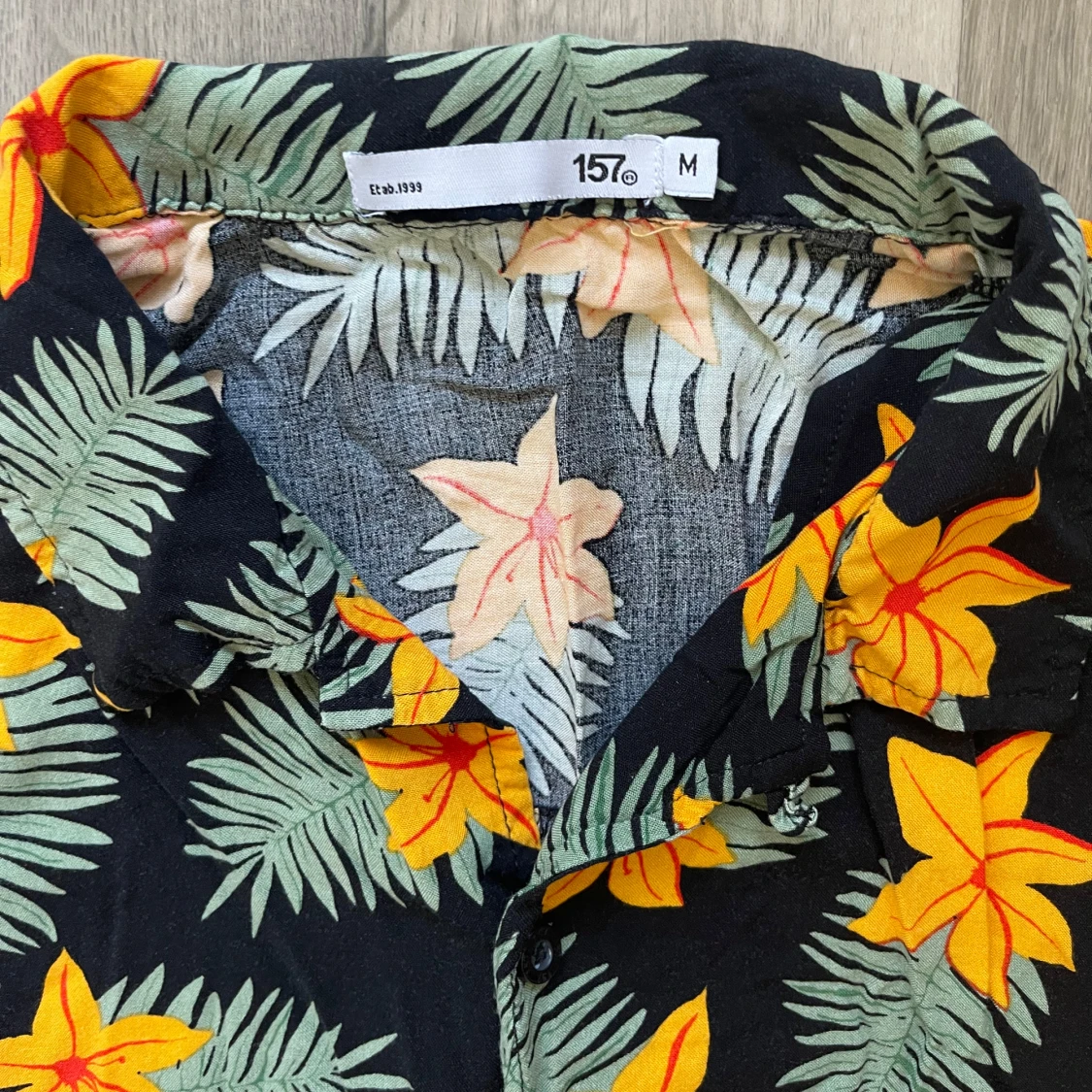 Lager 157 blommig kortärmad skjorta - 2