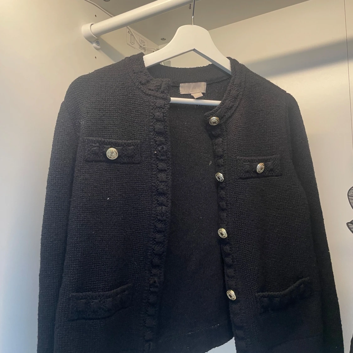 Svart cardigan jacka från H&M XS
