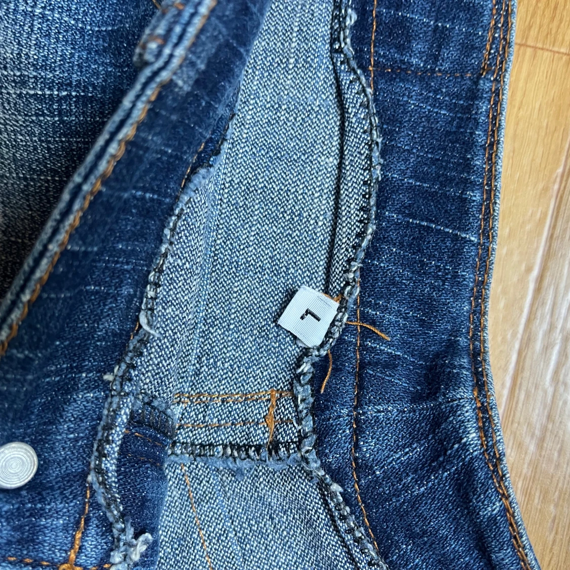 Blå jeansshorts - 4