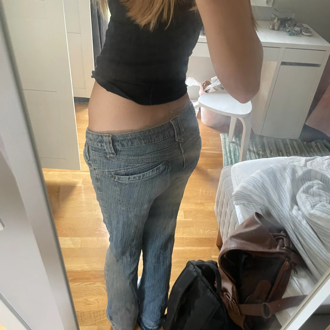 Lågmidjade jeans - 1