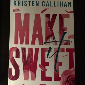 Make It Sweet - En modern bok med romantisk känsla, perfekt för dig som gillar kärlekshistorier och att drömma dig bort. Omslaget har rosor och mjuka färger som ger en mysig vibe. Passar unga vuxna som vill ha något lättläst och charmigt.