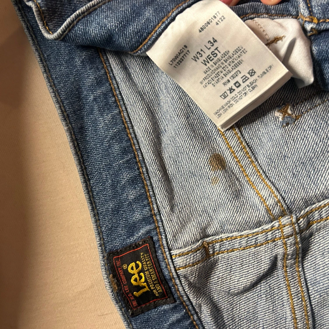 Blå jeans från Lee - 1