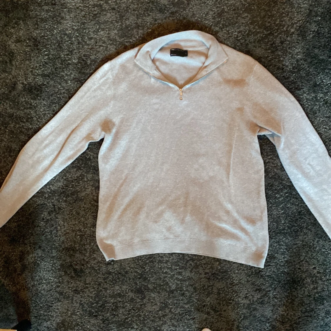 Grå tröja med dragkedja från ASOS DESIGN - 2