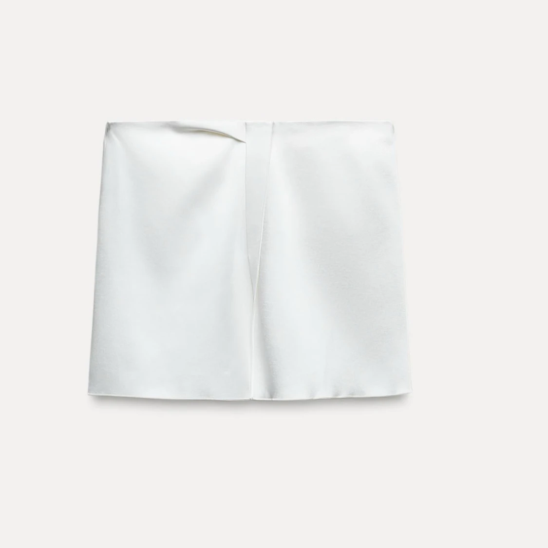 Vit axelbandslös topp - 1