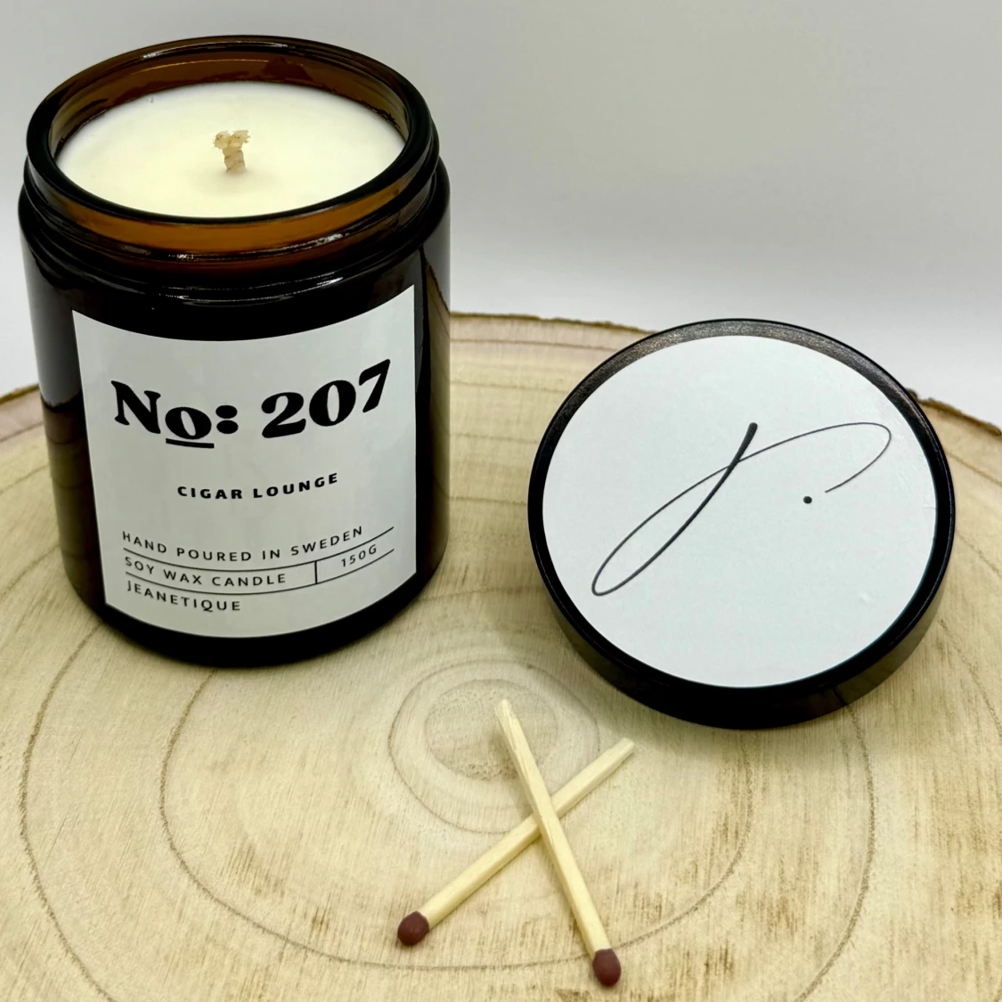 Doftljus Cigar Lounge 100% sojavax ljus - 1
