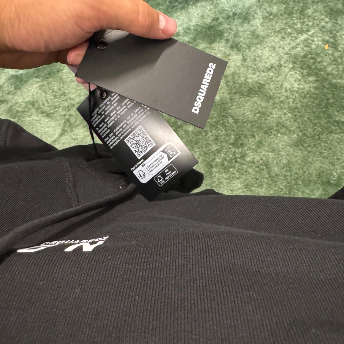 Svart hoodie DSQUARED2 ICON M - 2