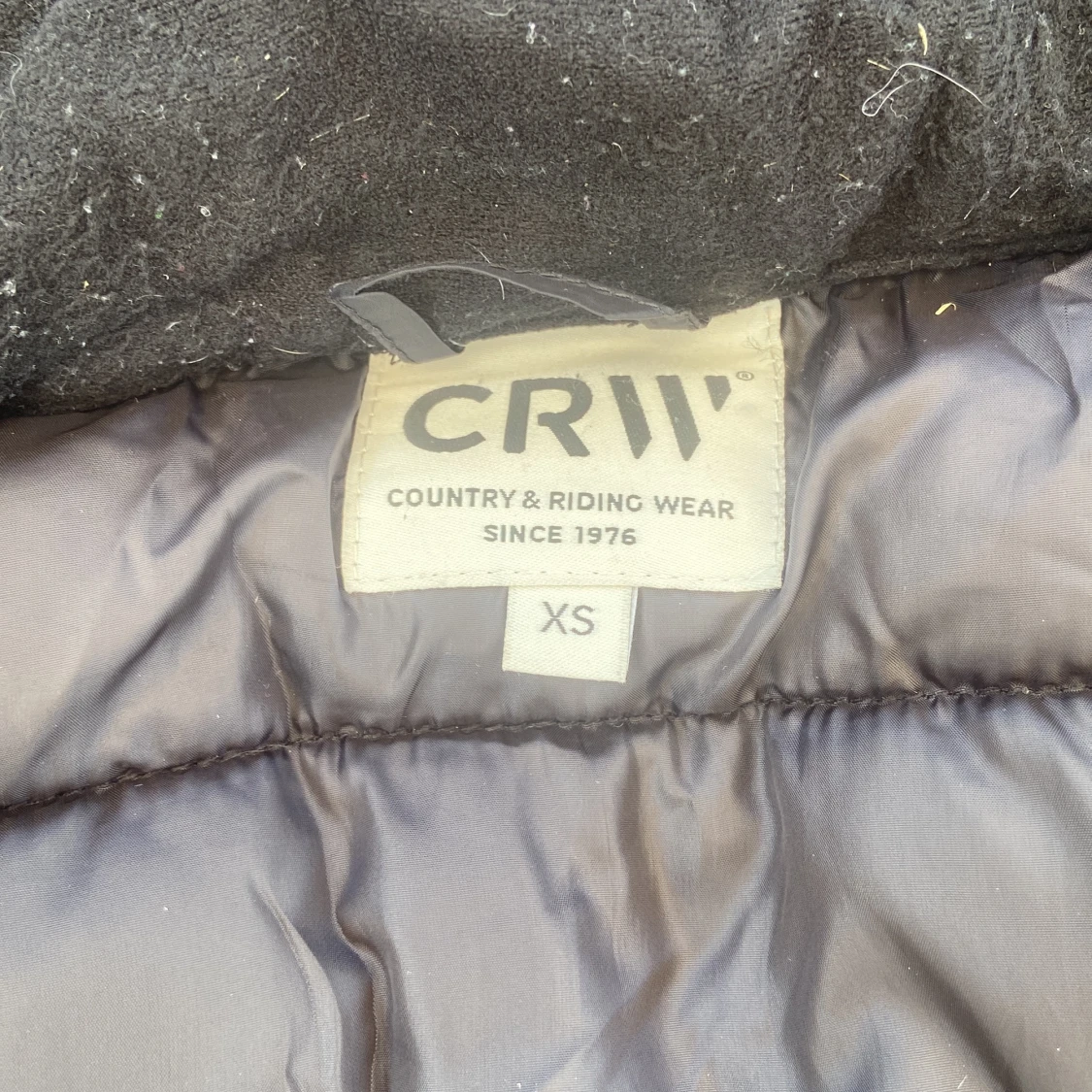 Svart lång dunjacka från CRW XS - 2