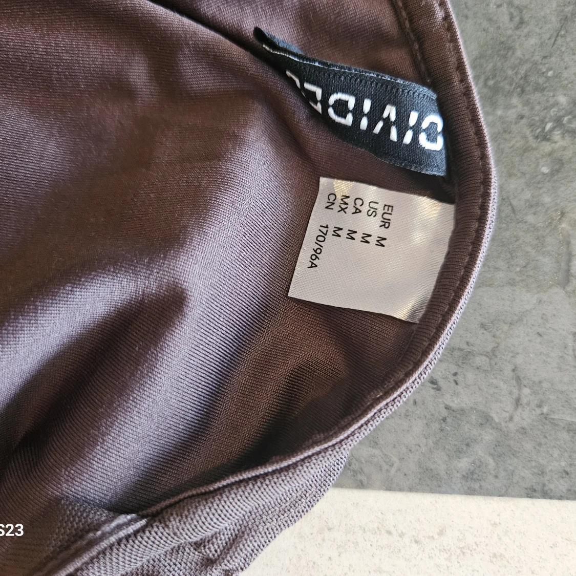 Brun ruched kortklänning från Divided - 1