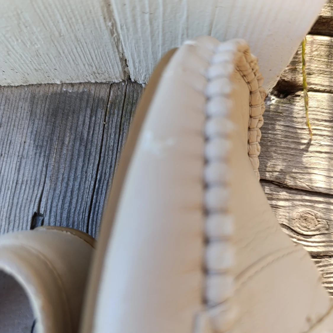 Beige loafers i skinn från Candice - 4