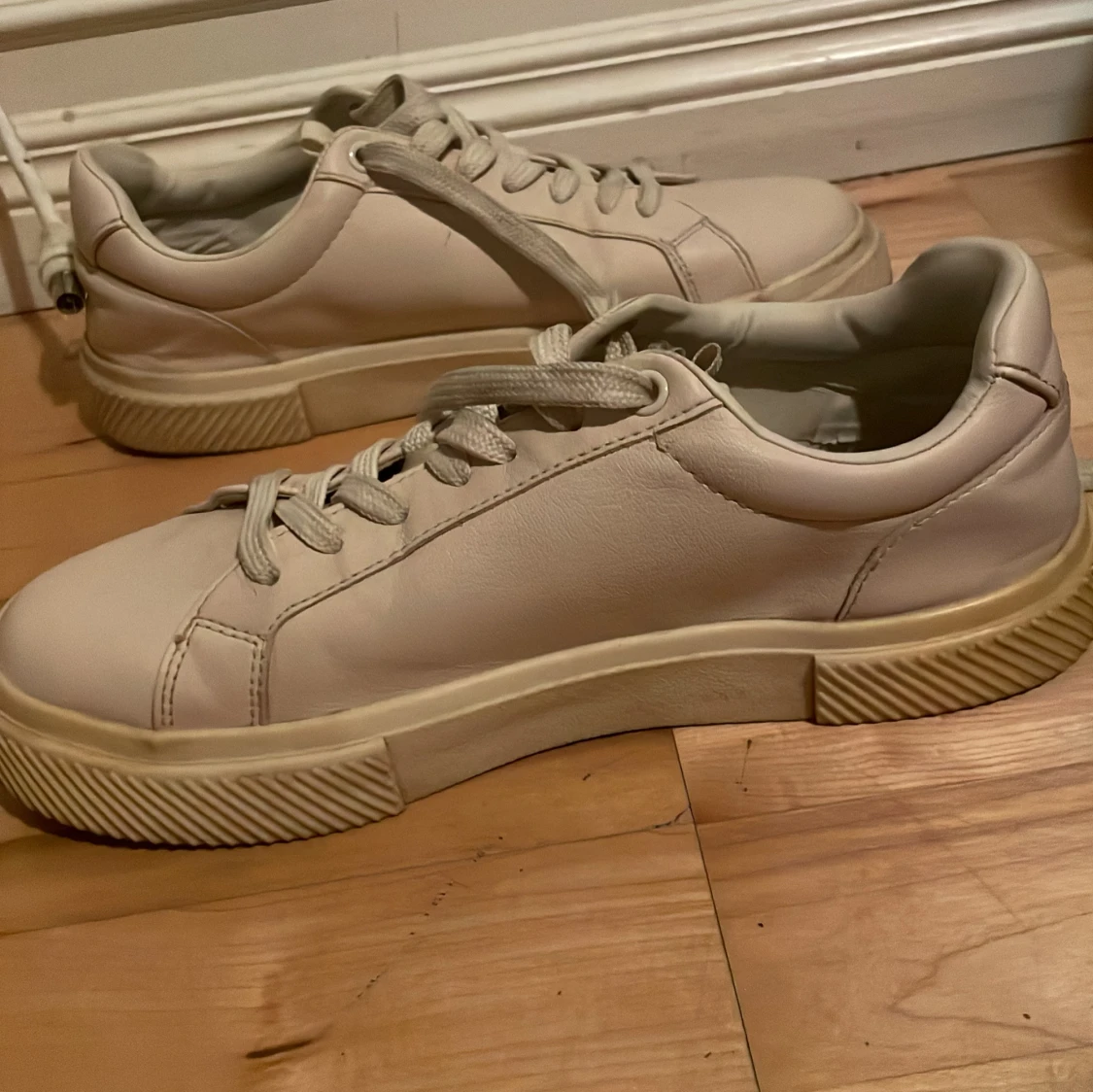 Vita pull & bear  sneakers med platt sula - 2