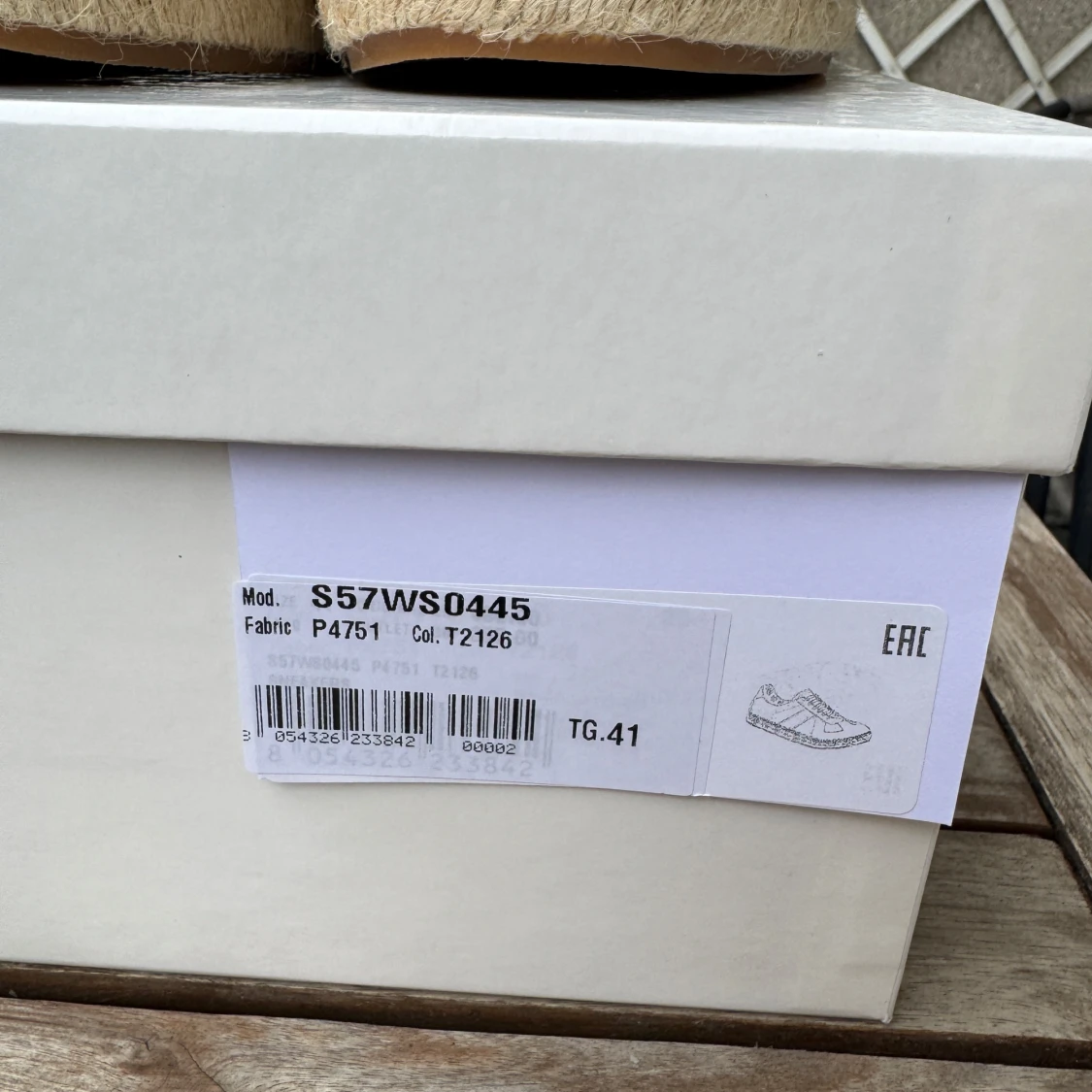 Maison Margiela Espadrilles Gula sneakers i canvas - 4