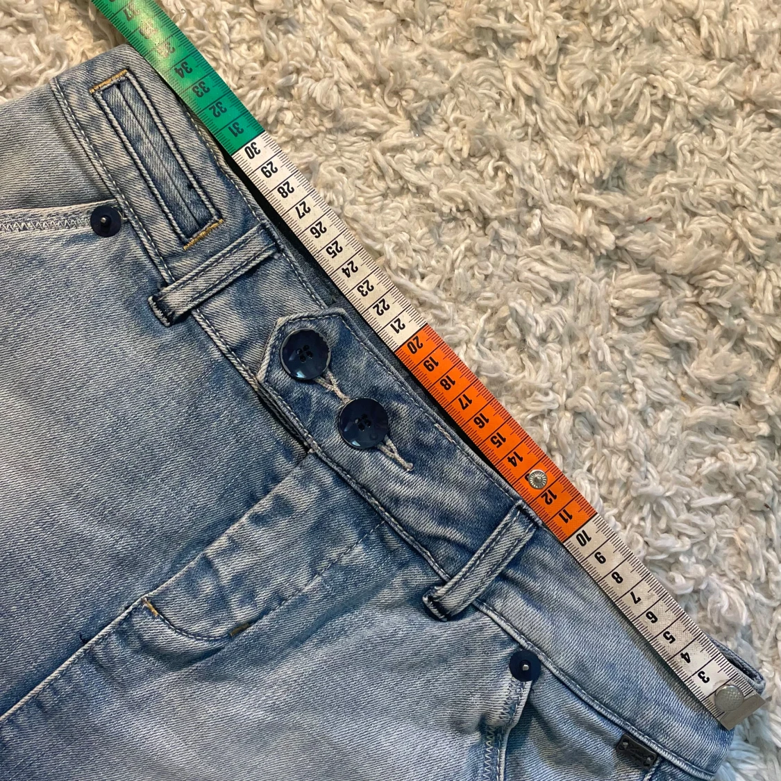 Ljusblå jeanskjol från House Jeans XS - 4