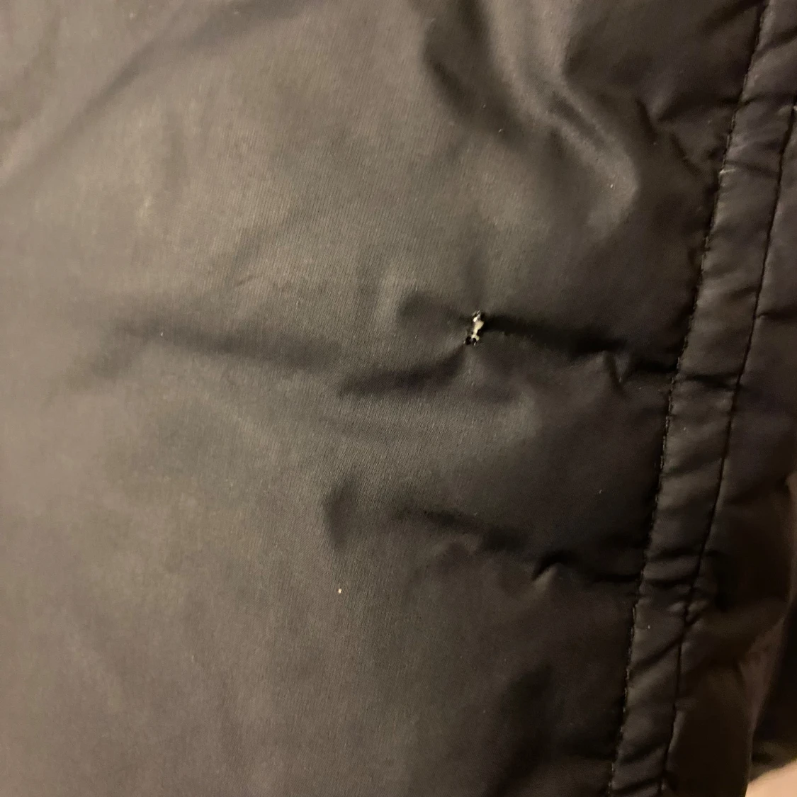 Svart Rockandblue dunjacka med fuskpäls - 4