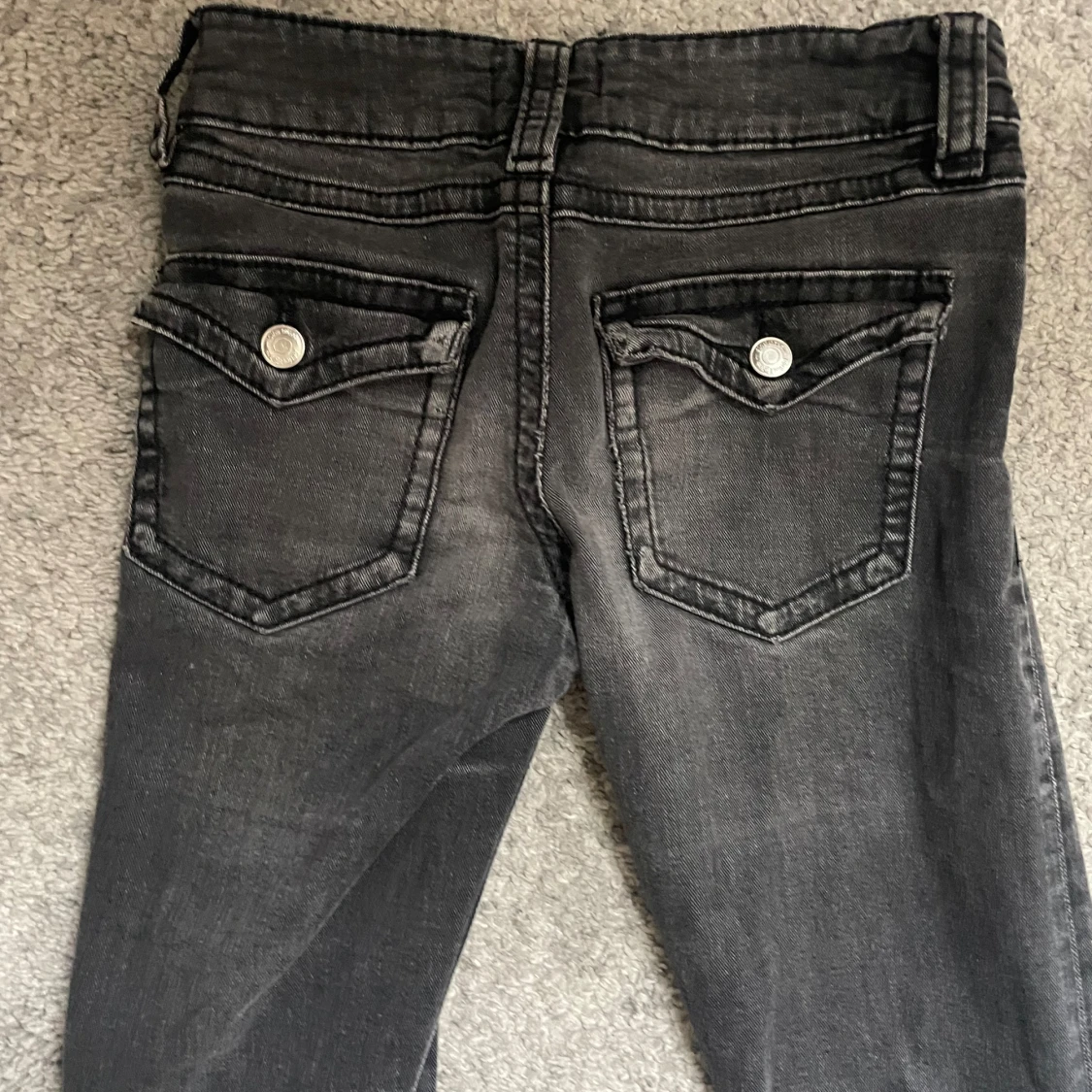 Grå jeans från Gina Tricot, stl 152 - 2