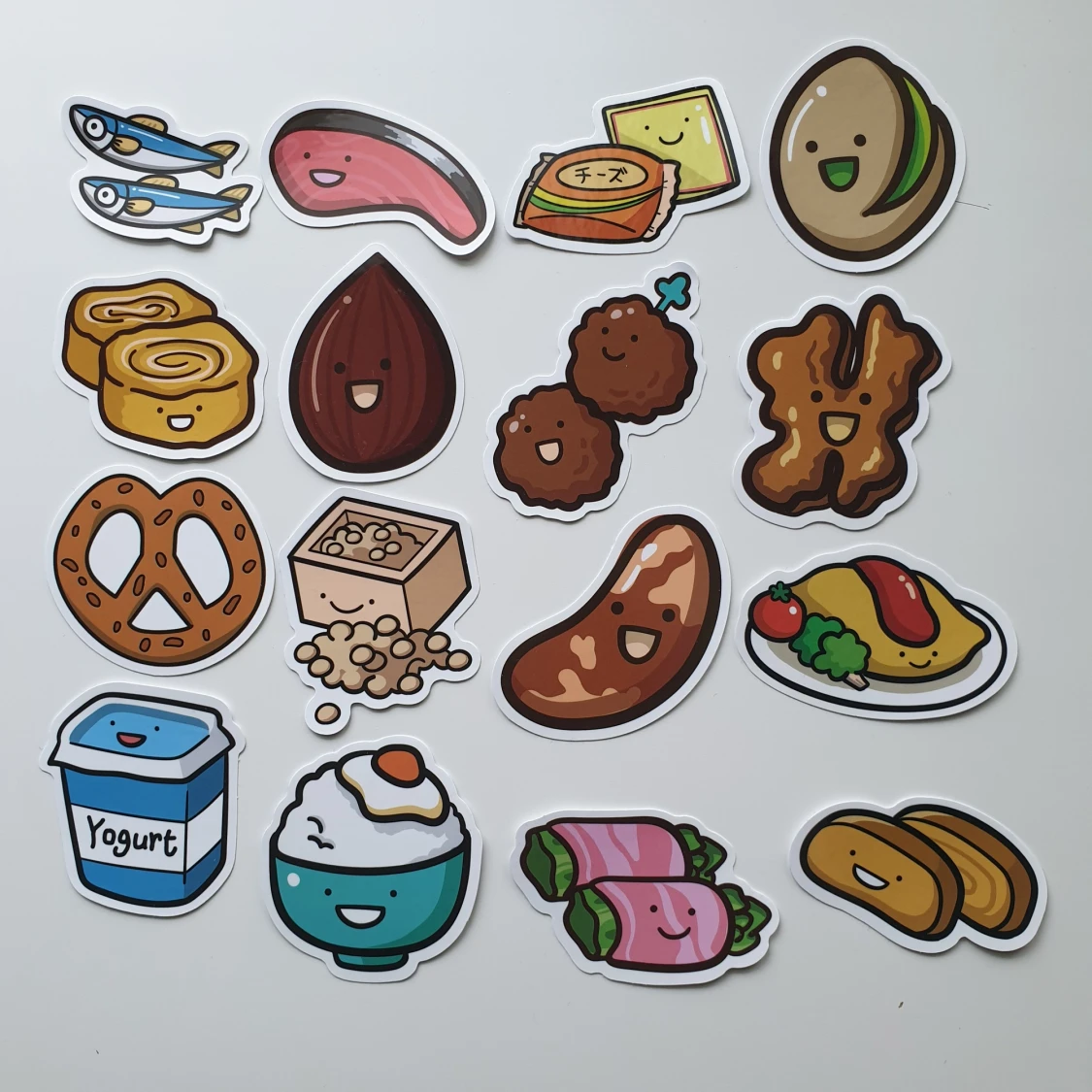 16st Kawaii Food Stickers - 1