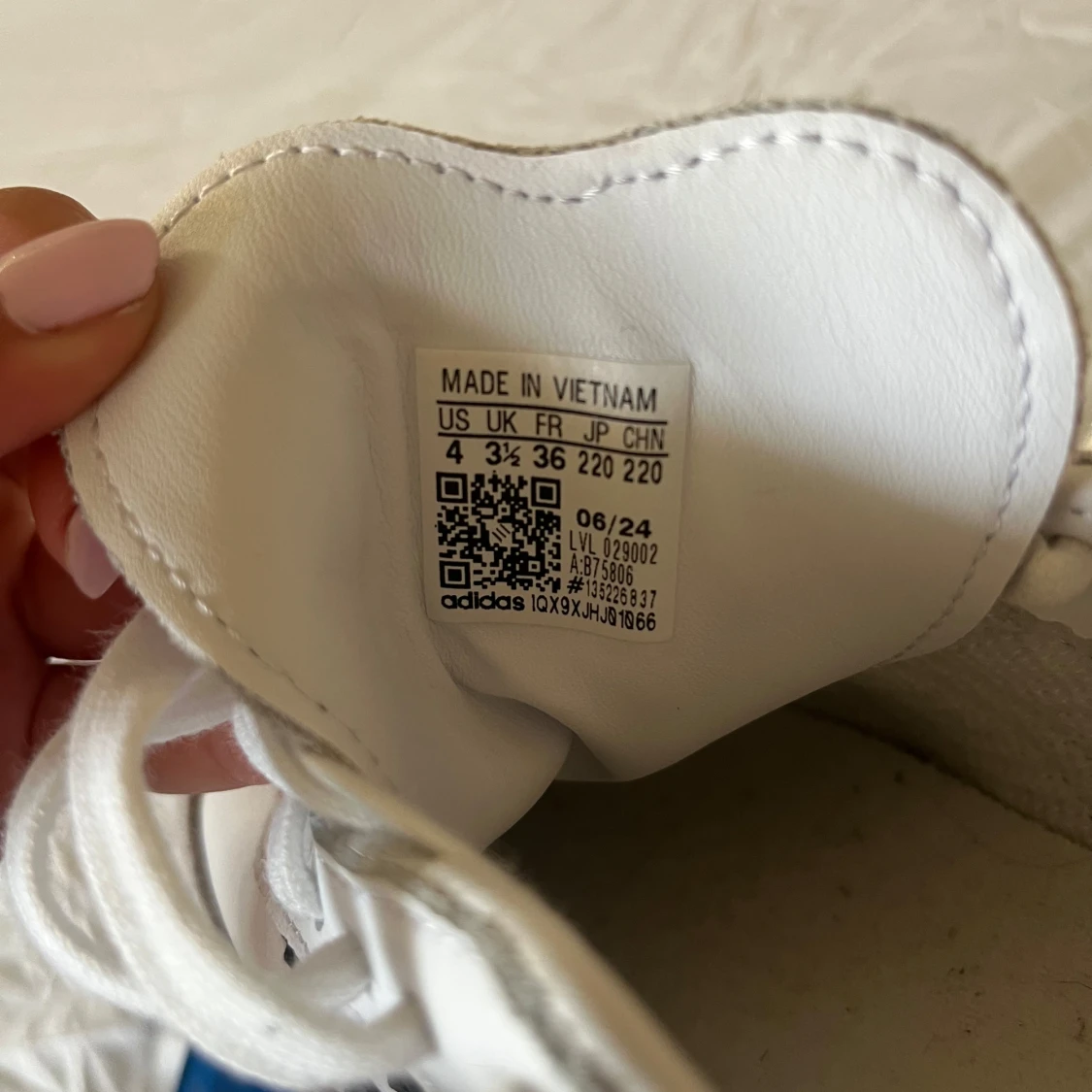 Adidas Samba vit/svart strl 36 - 2