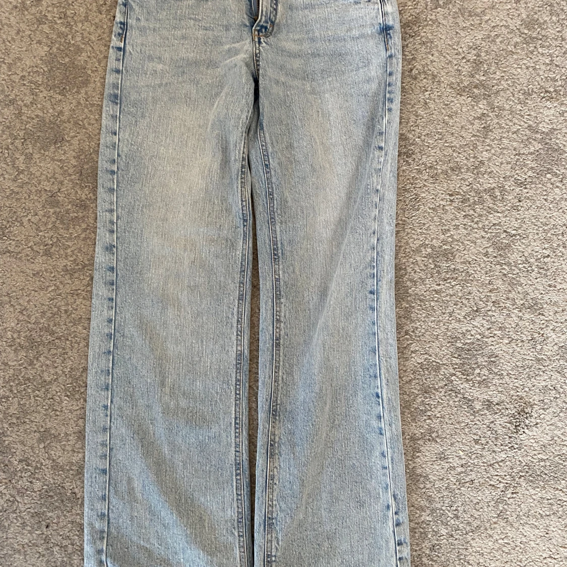 Ljusblå bootcut/Raka jeans😇