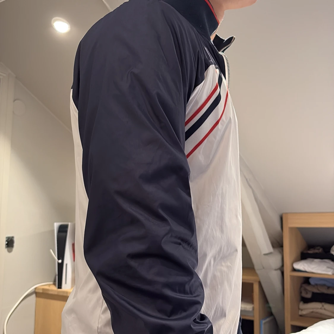 D&G Sport vindjacka i blått och vitt - 2