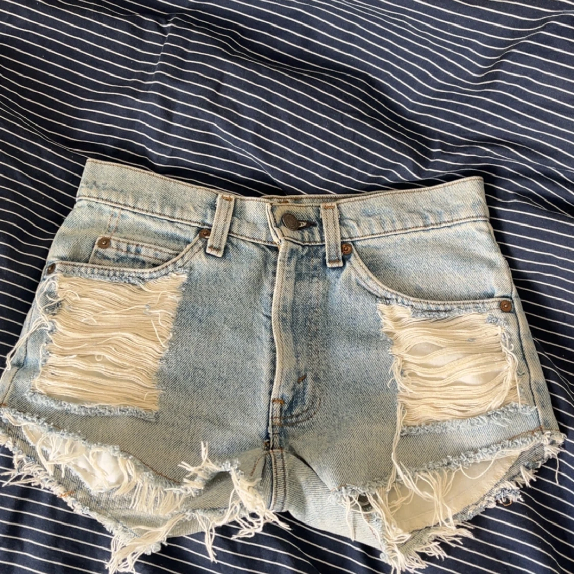 Levi's ljusblå jeansshorts