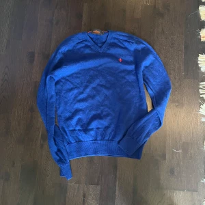 Blå merinoullströja från Morris XS - Morri sweatshirt 