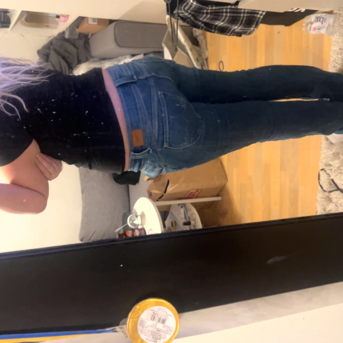 Blå jeans straight leg från Pepe Jeans