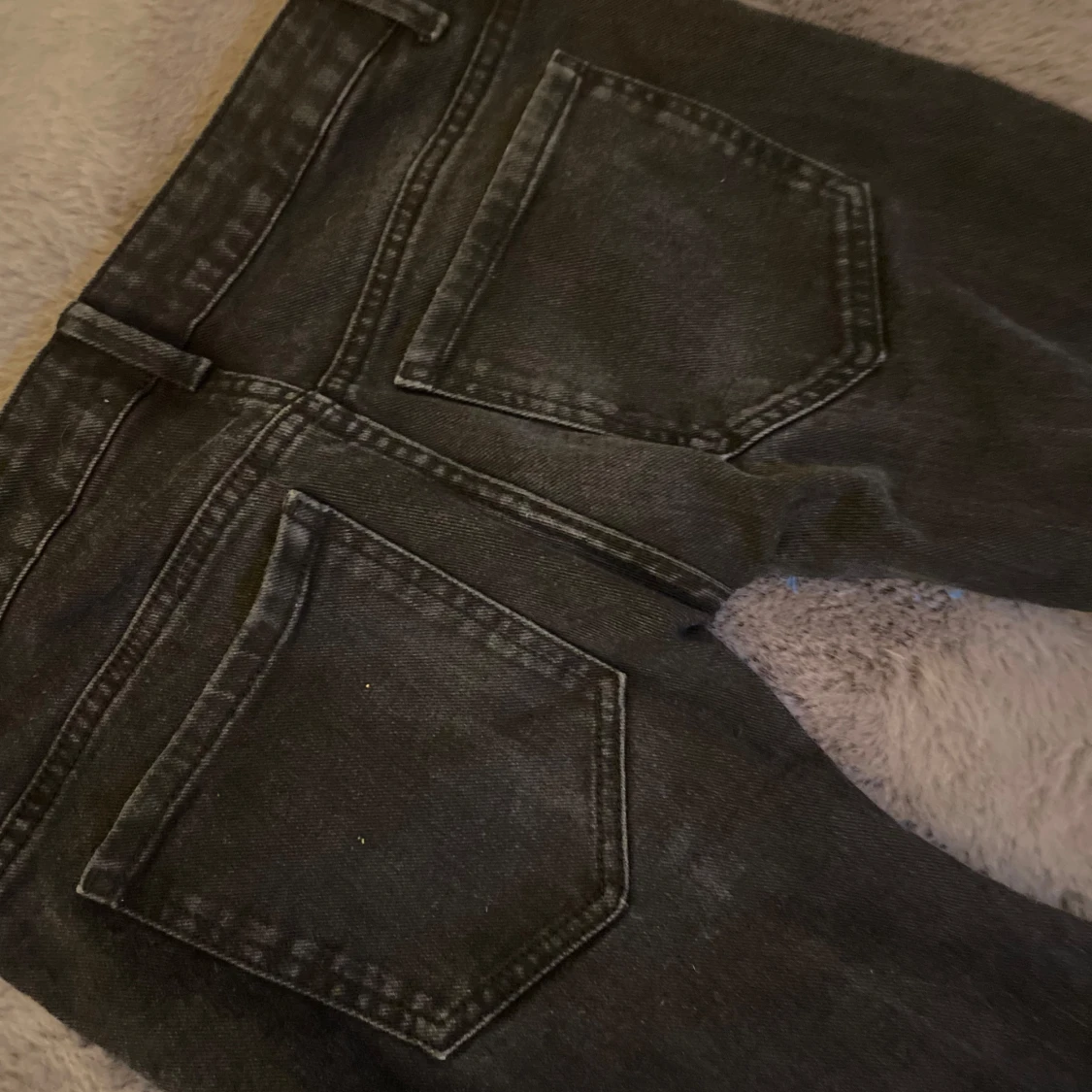 Svarta bootcut jeans från Lindex - 1