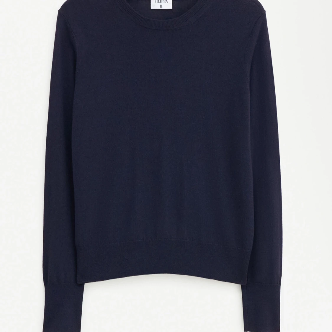 Tunn mörkblå stickad tröja från Filippa k