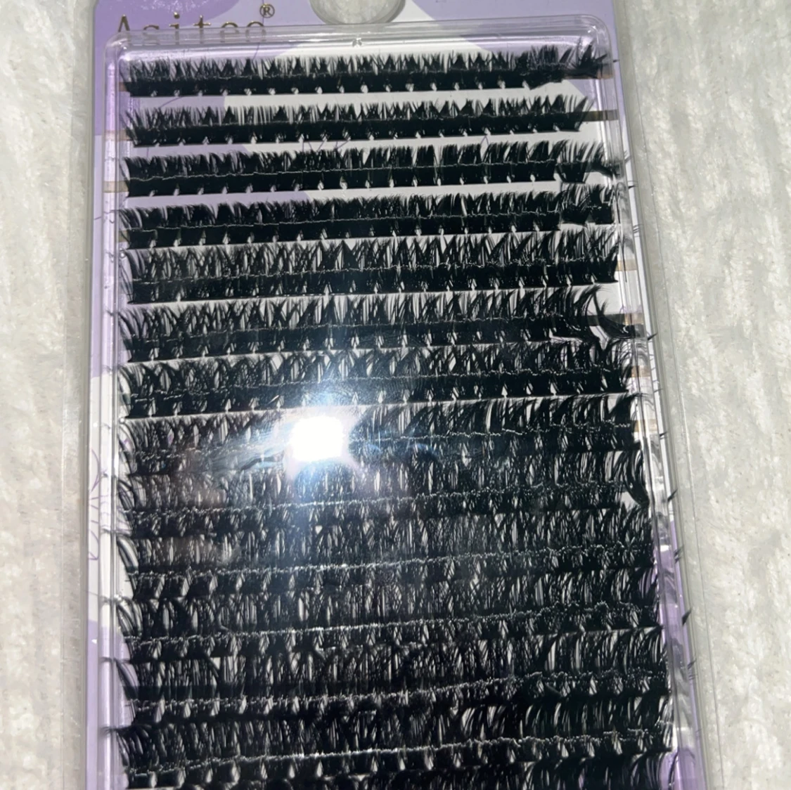 Svarta lösögonfransar i mixad längd - 2