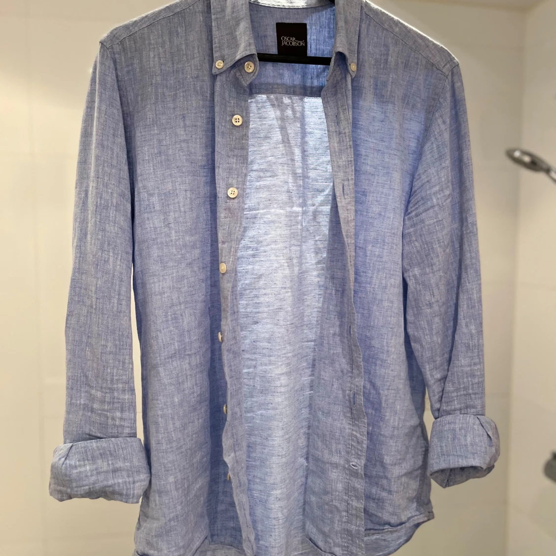 Oscar jacobsson 100% Linne skjorta  - 2