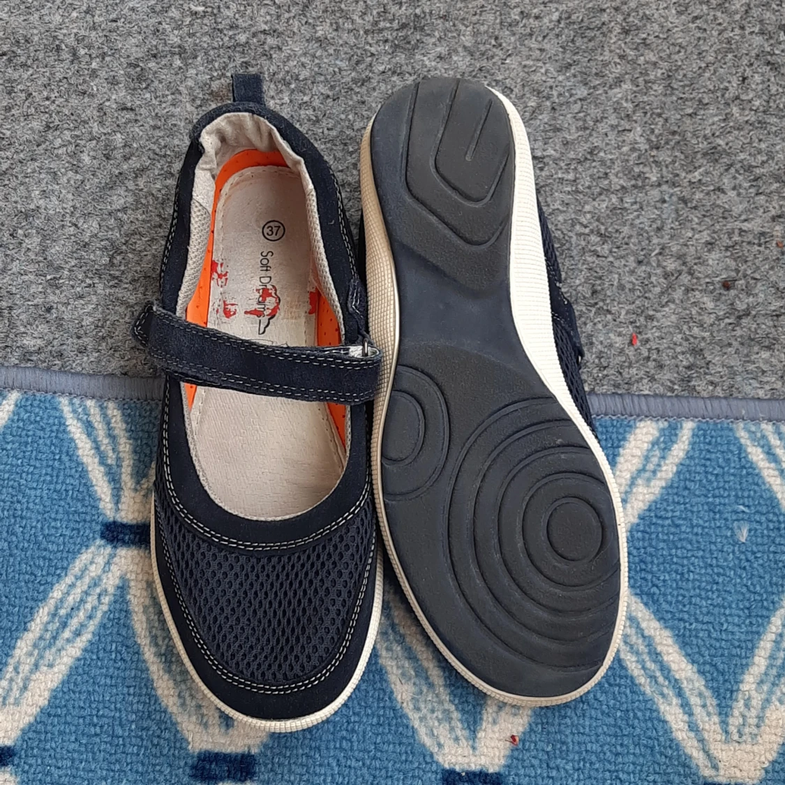 Mörkblå ballerinaskor Soft Dreams - 3