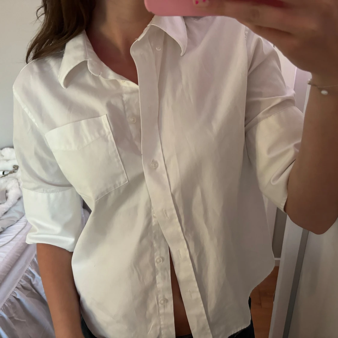 Vit klassisk skjorta - 2