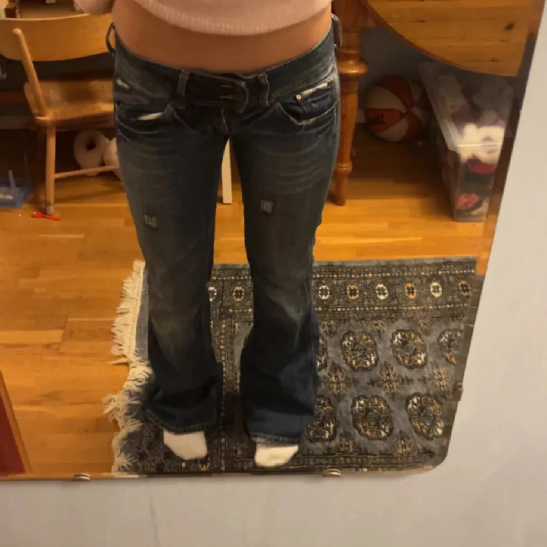 jätte lågmidjade byxor - 1